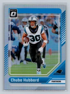 2024 Donruss Optic #28 Chuba Hubbard Holo NFL Carolina Panthers - Picture 1 of 2