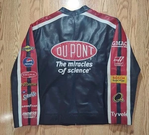 Vintage NASCAR Jeff Gordon Velocity Lederjacke Nextel Cup Serie #24 2XL - Bild 1 von 17