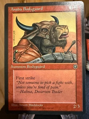 MTG Magic the Gathering Homelands Anaba Bodyguard - Image 1 of 2