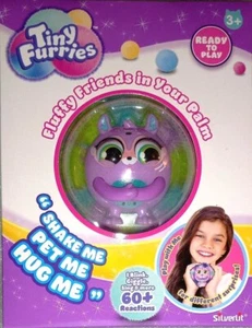 Tiny Furries Fluffy Friends with 60+ Reactions Giggle Sing Blink Olive - Picture 1 of 4