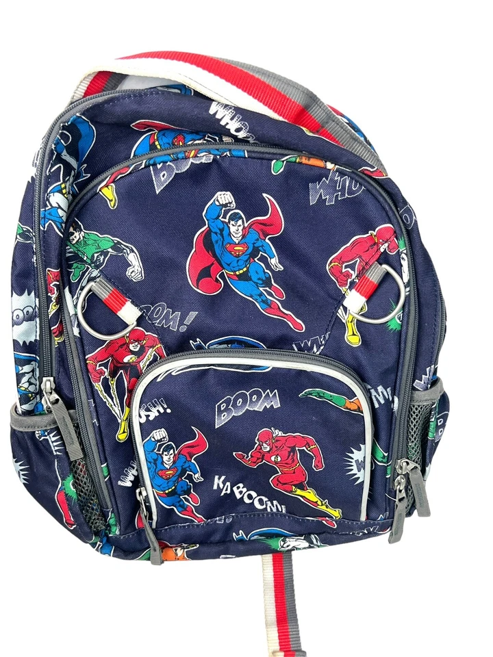 Mochila Disney School Pottery Barn PRE K Liga de la Justicia Superman Batman Foto 1 de 4