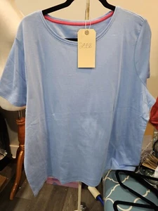 Neu mit Etikett Talbots kurzärmliges Oberteil periwinkle blau 3X - Bild 1 von 5