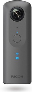 New Ricoh ThetaV 4k 360 Spherical Compact Digital Camera Metalic gray 1x