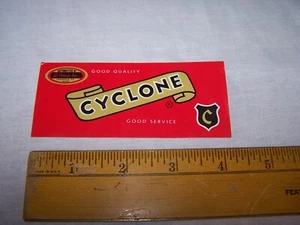 Etiqueta vintage de ciclón belknap louisville kentucky - Imagen 1 de 2