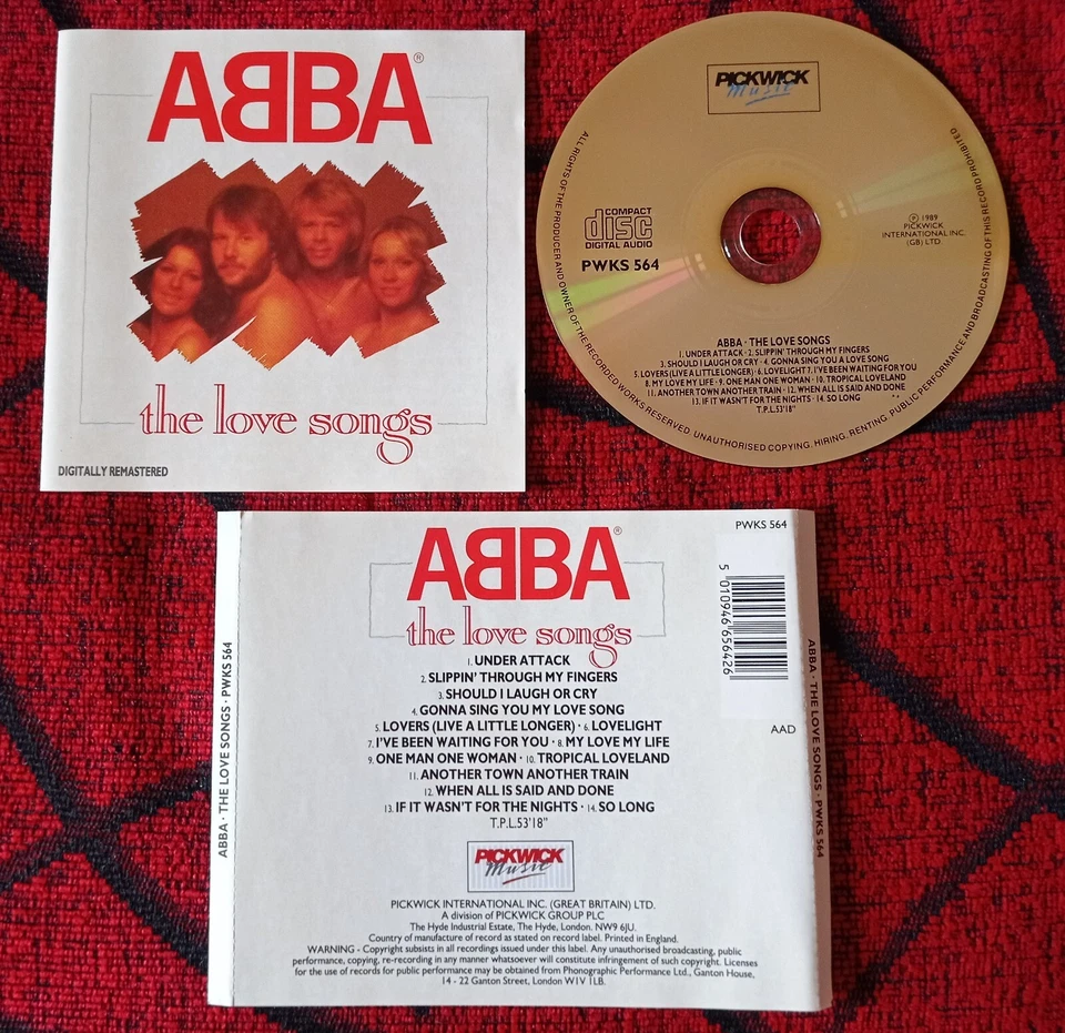 ABBA ** The Love Songs ** ORIGINAL 1989 UK CD Foto 1 de 1