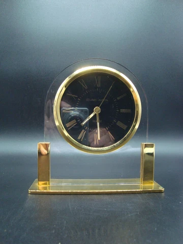 Stuart Austin Quartz Shelf Mantel Desk Clock Cover