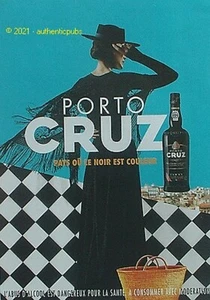 PUBLICITE PORTO CRUZ PAYS OU LE NOIR EST COULEUR DAMIER DE 2015 FRENCH AD PUB - Imagen 1 de 1
