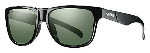Gafas de sol Smith rectangulares de plástico 54 0D28 negras brillantes (lente PZ gris verde) Foto 1 de 1