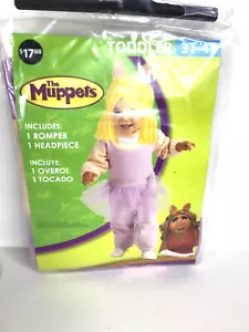 Miss Piggy Halloween Costume Toddler 3T-4TSesame Street Muppets NEW - Picture 1 of 2