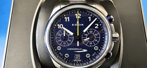 Edox Chronorally S Sapphire Crystal Watch - Picture 1 of 8