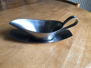 Vintage Old Hall Stainless Steel Gravy Boat Half Pint Robert Welch - Picture 1 of 4