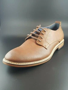 NUEVO ZAPATO DERBY NEERON MADDEN NYC PARA HOMBRE COÑAC TALLA 9.5 - Imagen 1 de 7