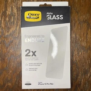 OtterBox Alpha Glass Series Screen Protector for iPhone 13 Pro Max - Clear - Picture 1 of 3