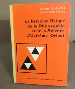 Le principe unique de la philosophie et de la science d'extreme-orient | Vrin - Picture 1 of 1