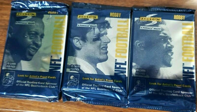 1996 Score pinnacle football 3 pack lot = 30 cards! See Rookie and Insert list! - Image 1 of 4