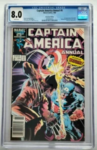 Captain America Annual #8 1st appearance of Overrider 1986 CGC 8.00 - Picture 1 of 3