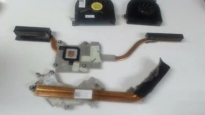 Dell Precision M4600 cpu & gpu heatsink 0P854T DKXJ2 0DKXJ2 w/ Fans OEM - Image 1 of 2