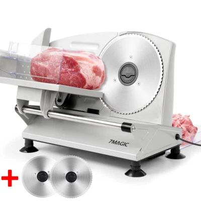 Allesschneider 150W Brotschneidemaschine 0-15mm Mit 2 Klingen von 17cm - Bild 1 von 4