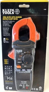 Klein Tools Misuratore a Pinza Digitale 400 Amp AC Auto Ranging con Temp Modello CL390 - Foto 1 di 7