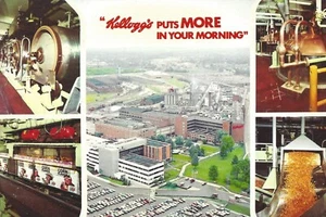 Vintage Postcard Kellogg Company building KELLOGG'S® Battle Creek Michigan - Picture 1 of 2