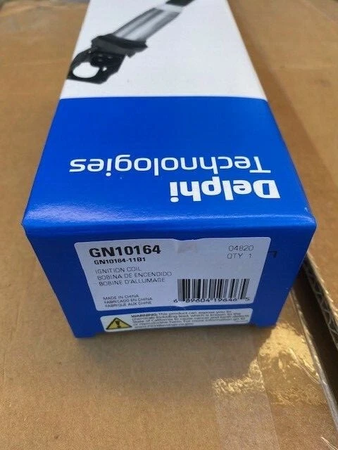 Bobina de encendido Delphi GN10164 (única) para Ford Lincoln Mercury 1997-2017 (nueva) Foto 1 de 1
