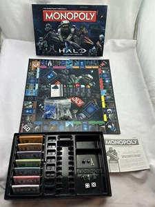2015 Halo Monopoly Collectors Edition by USAopoly Complete in Great Condition - Picture 1 of 10