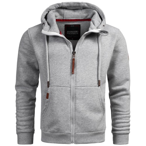 SACAI Felpa uomo con cappuccio felpa grigio chiaro 3XL P57 R3 A