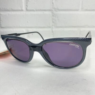 Gafas de sol Carrera 5426 91 grandes plateadas/negras vintage súper raras H2041 Foto 1 de 4