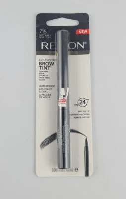 REVLON COLORSTAY BROW TINT WATERPROOF PRECISE TIP 715 SOFT BLACK - Image 1 of 4