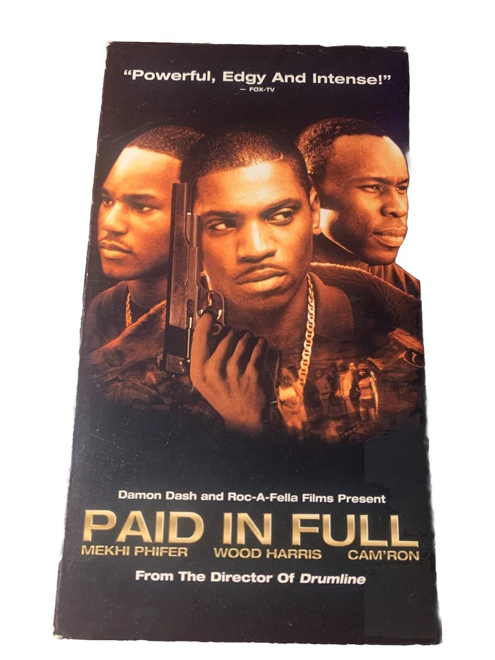 Paid In Full VHS Mekhi Phifer Wood Harris Cam'ron Hip Hop Crime Drama - Image 1 of 2