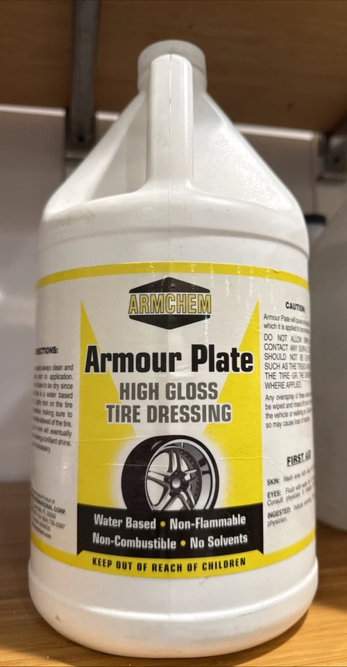 Gallon ARMCHEM Armour Plate High Gloss Tire Leather Dressing Protective Coating - Image 1 of 1
