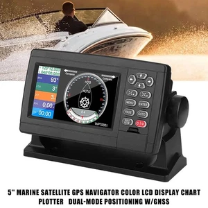 Plotter de gráficos GPS satélite barco marino 5"" navegador pantalla LCD localizador GPS NUEVO - Imagen 1 de 15