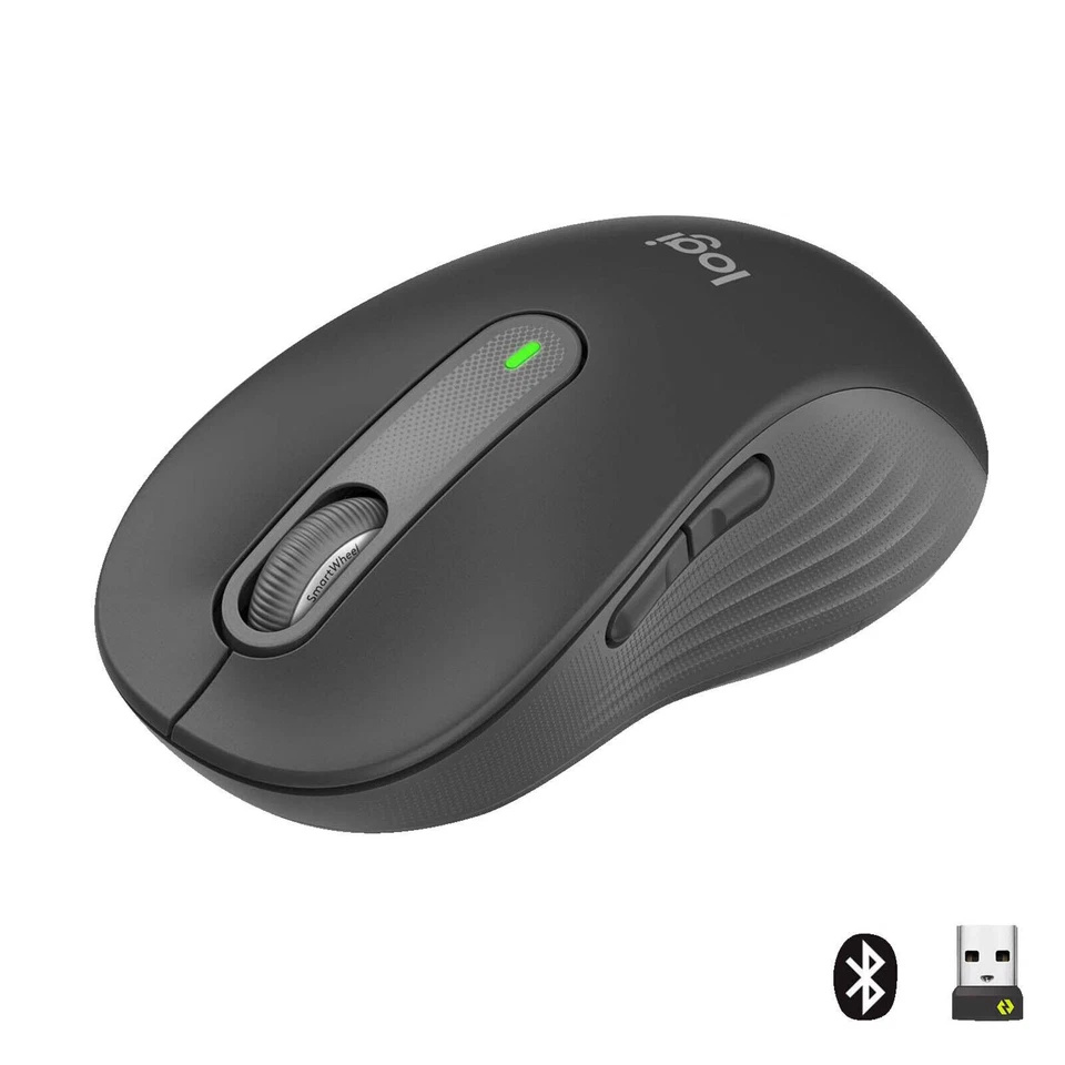 LOGITECH Signature M650 L kabellose Maus, Graphite - Bild 1 von 1