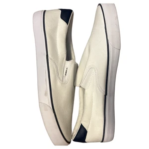 Lugz Herren Slipper Canvas Sneaker weiß/marine Gr. 12 - NEU - Bild 1 von 5