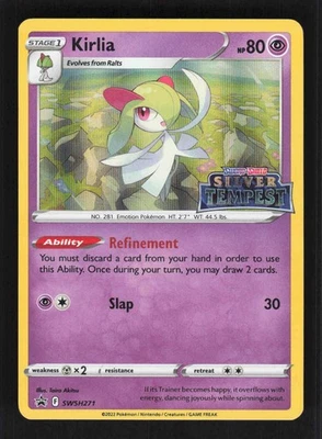 Kirlia -  (Prerelease) Promo SWSH: Sword & Shield Promo Cards SWSH271 NM - Image 1 of 2