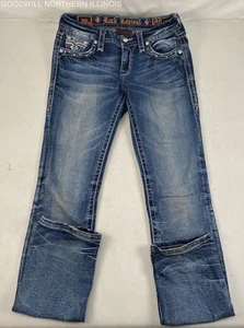 Women's Rock Revival Irela Easy Straight Blue Jeans Size 26 - Picture 1 of 4