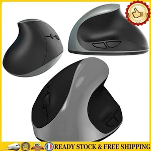 2.4G Vertical Wireless Mouse Rechargeable Ergonomic Mouse w/ USB Receiver(gray) - Bild 1 von 11
