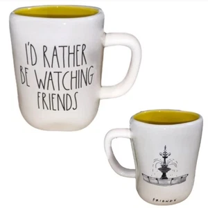 NWT Rae Dunn x I Rather be Watching Friends. Comedy TV Show Water Fall Mug. - Picture 1 of 4