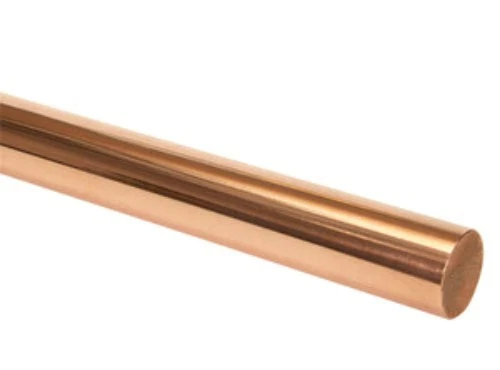 C14500 ALLOY 145 TELLURIUM COPPER ROD ROUND BAR BLANK 1-1/8" DIA X 8" LONG - Image 1 of 1