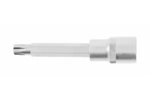 HOGERT T30 1/2" Antrieb lang Torx Stecknuss 100 mm lang Cr-V - Bild 1 von 3