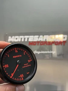 Manometro PRESSIONE TURBO Analogico ABARTH 80mm - Foto 1 di 4