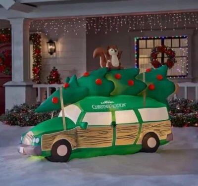 National Lampoon Christmas Vacation Griswold Station Wagon Christmas Inflatable - Image 1 of 4