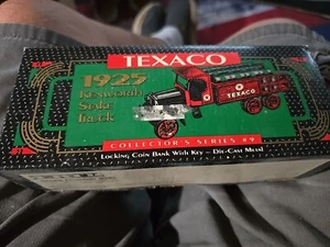 Ertl 9385, 1925 Kenworth Stake Truck Coin Bank, Texaco Texas Company, DieCastNIB - Picture 1 of 9