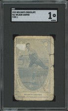 1922 NEILSON'S CHOCOLATE WILBUR COOPER 57 POOR V61 TYPE 1 SGC 1 PIRATES