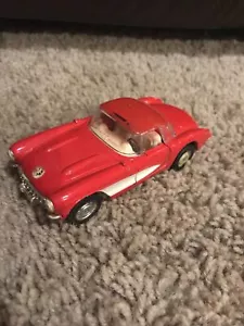 Vintage MC Toys 1957 Red Corvette Pull Back Action Diecast 1:39 scale 5 - Picture 1 of 5