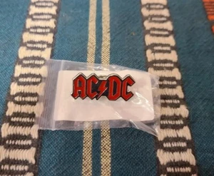 AC/DC Band Logo Metal Pinback Brand New Mint Condition 3cm Approximate Size - Picture 1 of 2
