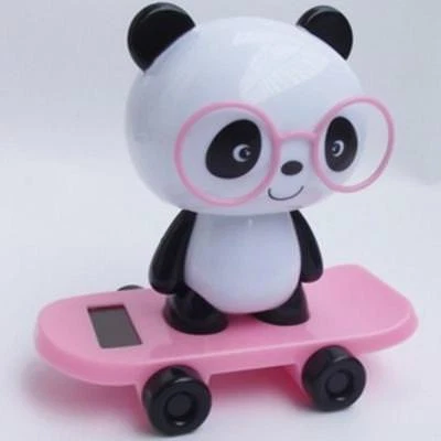 Novelty shaking Head Skateboard Panda Dolls Child kid Toys car home Ornaments   Foto 1 de 4