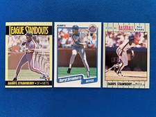 1990 Fleer Darryl Strawberry All-Stars League Standouts MLB Mets (3 Card Set)