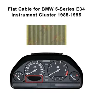 For BMW 5-Series E34 Instrument Cluster Flat Cable - Picture 1 of 4