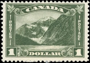 Canada Mint H F+ $1.00 Scott #177 1930 King George V Arch/Leaf Stamp - Imagen 1 de 2